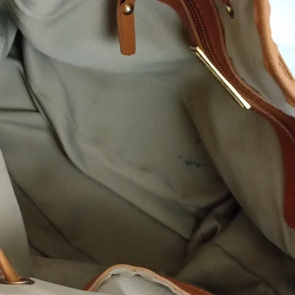 Cristina Italy real leather drawstring bucket bag with strap Black Brown - Picture 12 of 16